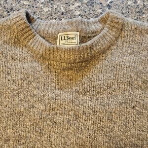 L.L. Bean Men's Brown Crewneck Sweater